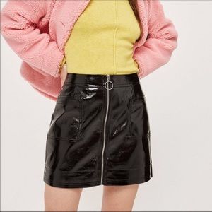 Top shop | Pleather Mini Skirt